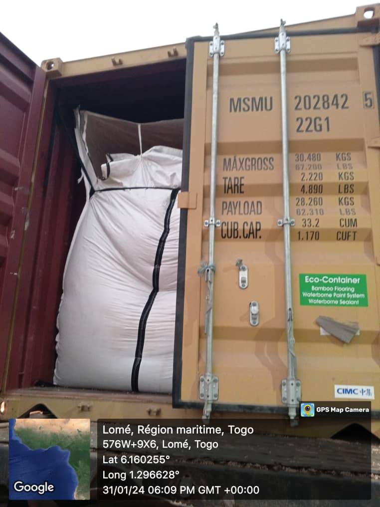 Chargement en big bags pour les produits en vrac